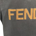Fendi Logo Black Short Sleeve Top