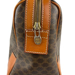 Celine Vintage Macadam Canvas Boston Bag
