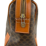Celine Vintage Macadam Canvas Boston Bag