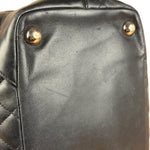 Chanel Black Leather Cambon Ligne Tote 2003