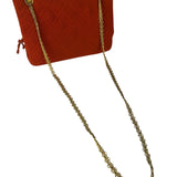 Chanel Vintage Red Quilted Tweed Shoulder Bag 1994