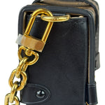 Louis Vuitton Black Monogram Vertical Trunk Pochette