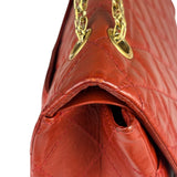 Chanel Red Quilted Leather 2.55 Reissue Double Flap Bag 2010