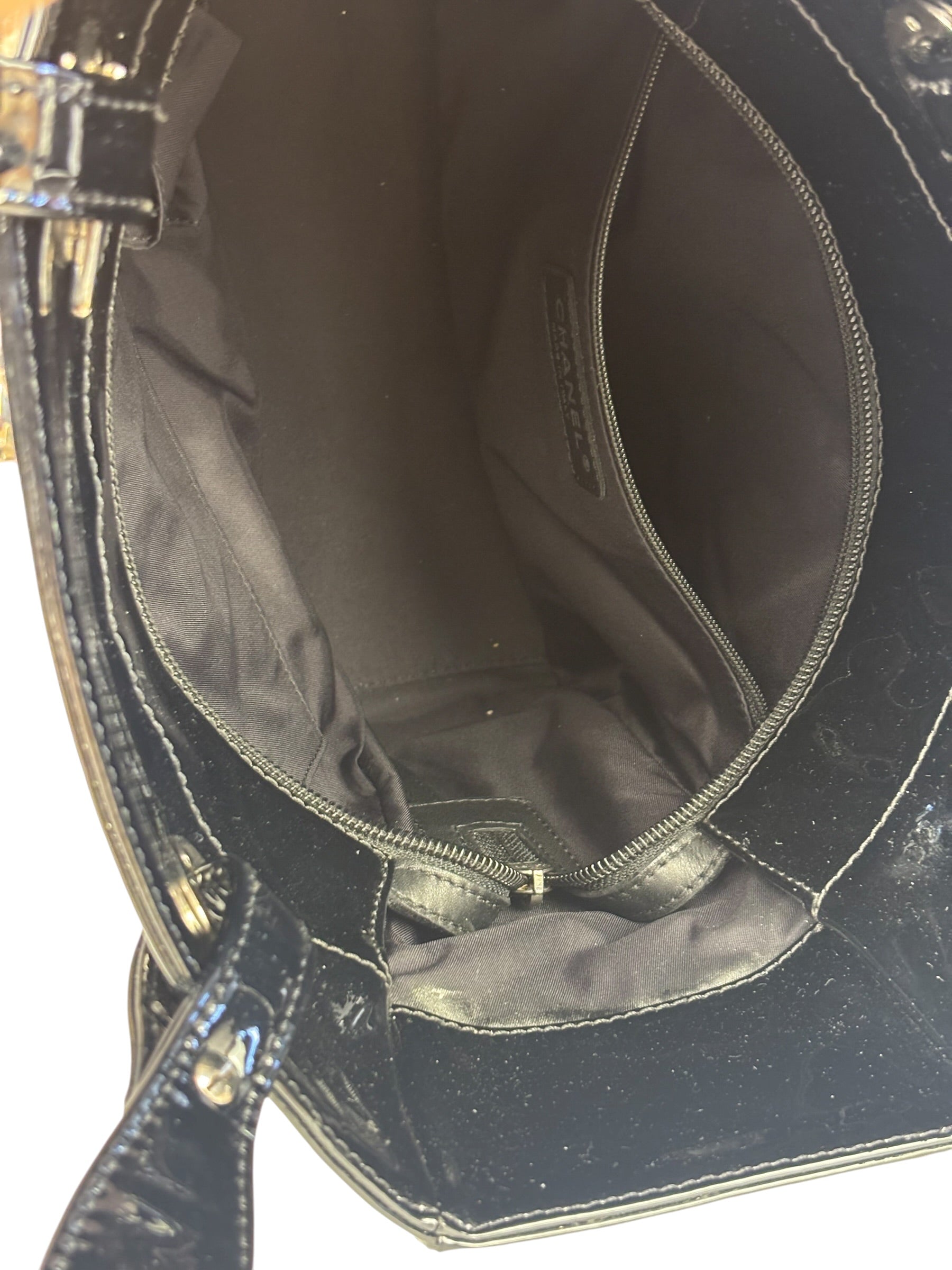 Chanel Black Leather Paris-Biarritz Tote