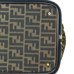 Fendi Vintage Zucca Canvas Collapsible Shoulder Bag