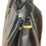 Balenciaga Black Leather Bel Air Carry All Two-Way Bag