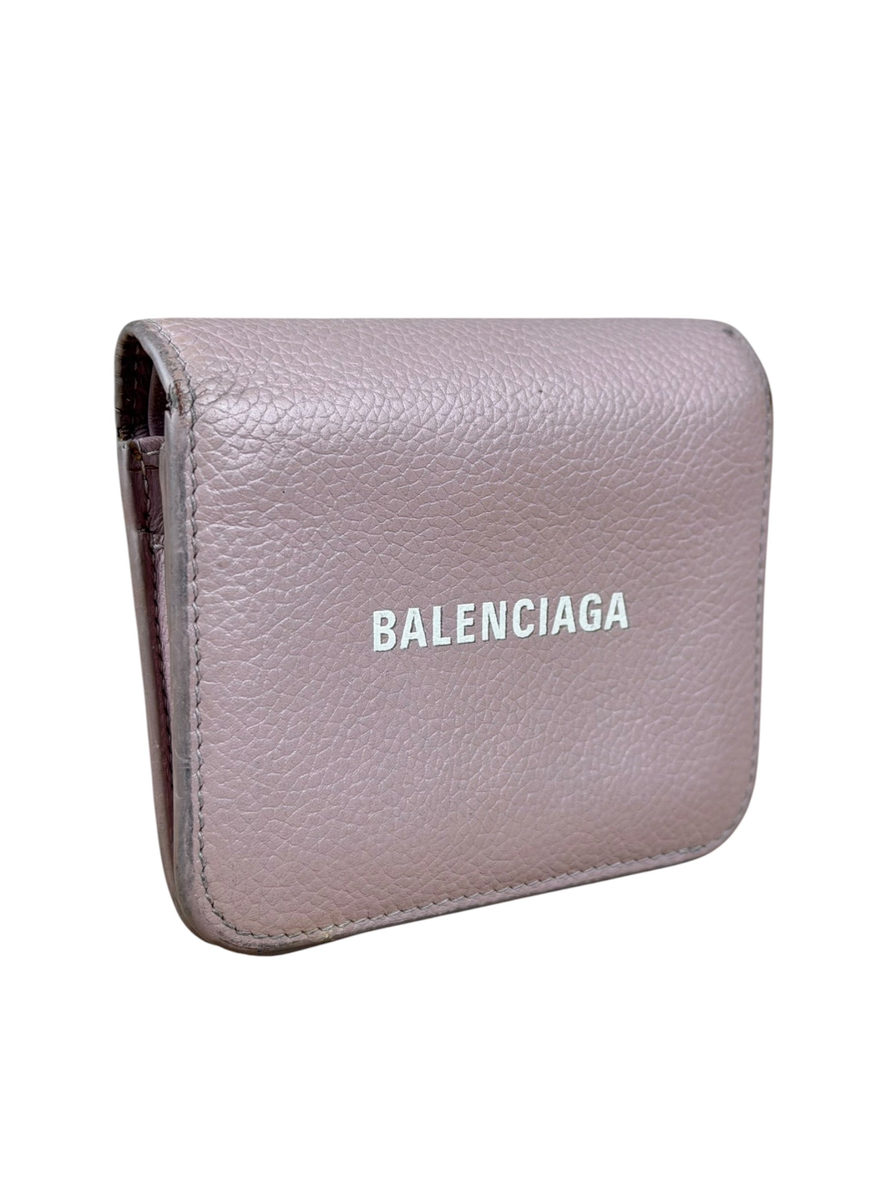 Balenciaga Power Pink Cash/Coin/Card Flap Holder