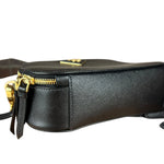 Prada Black Leather Odette Crossbody