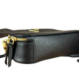 Prada Black Leather Odette Crossbody