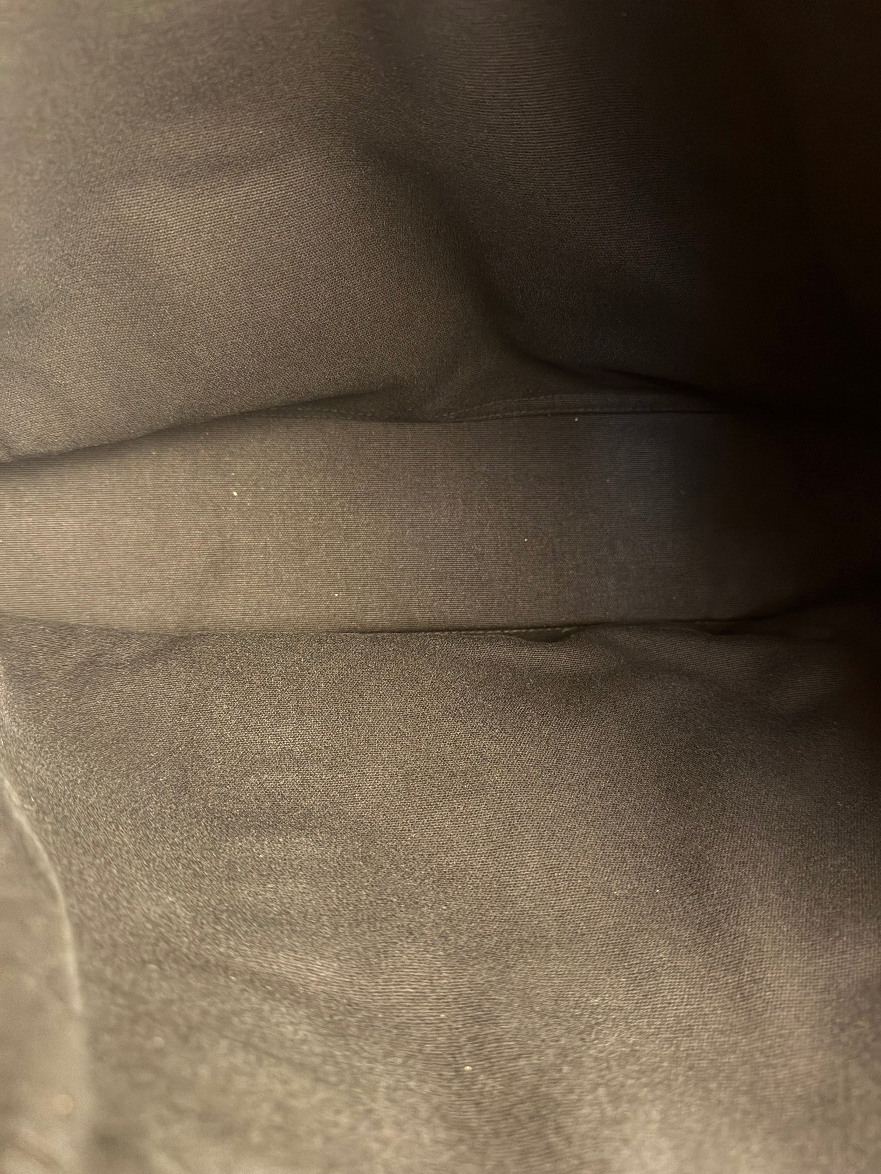 Hermes Fourre-Tout MM Canvas Black Tote