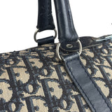 Christian Dior Vintage Trotter Oblique Bowling Mini Boston Hand Bag