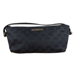 Gucci Black GG Monogram Pochette