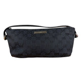 Gucci Black GG Monogram Pochette