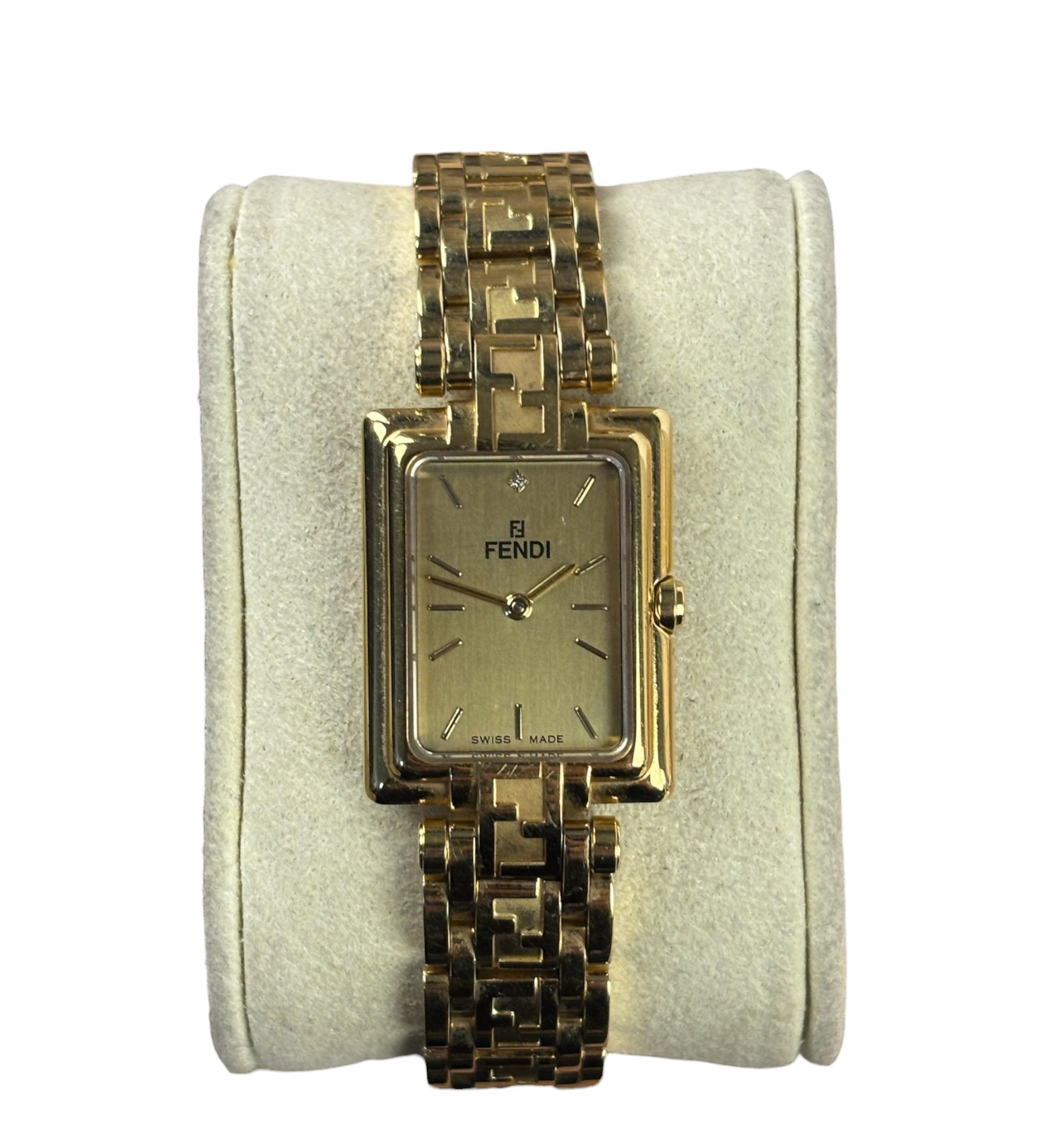 Fendi 730L Tank Champagne Stick Dial