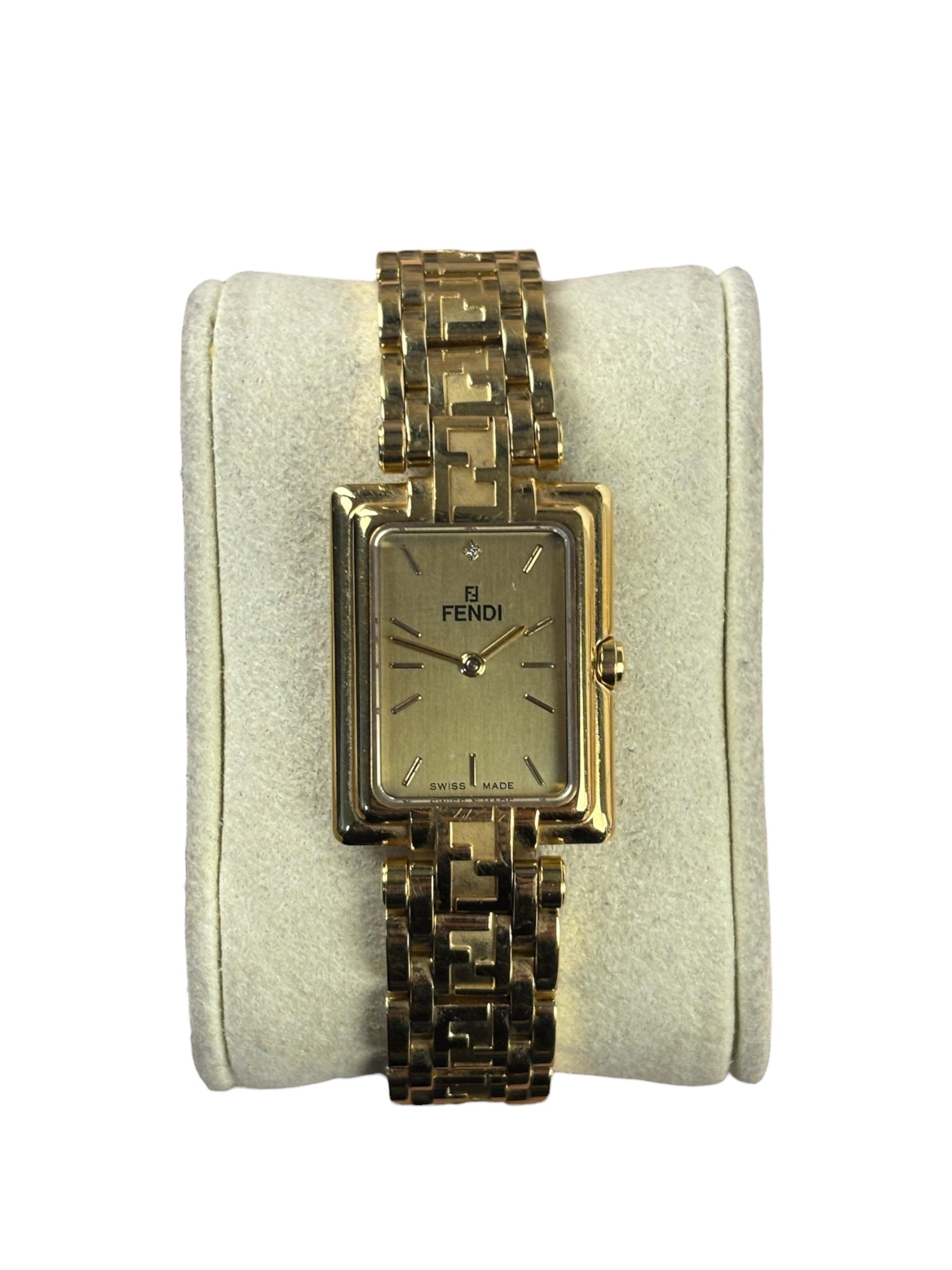 Fendi 730L Tank Champagne Stick Dial