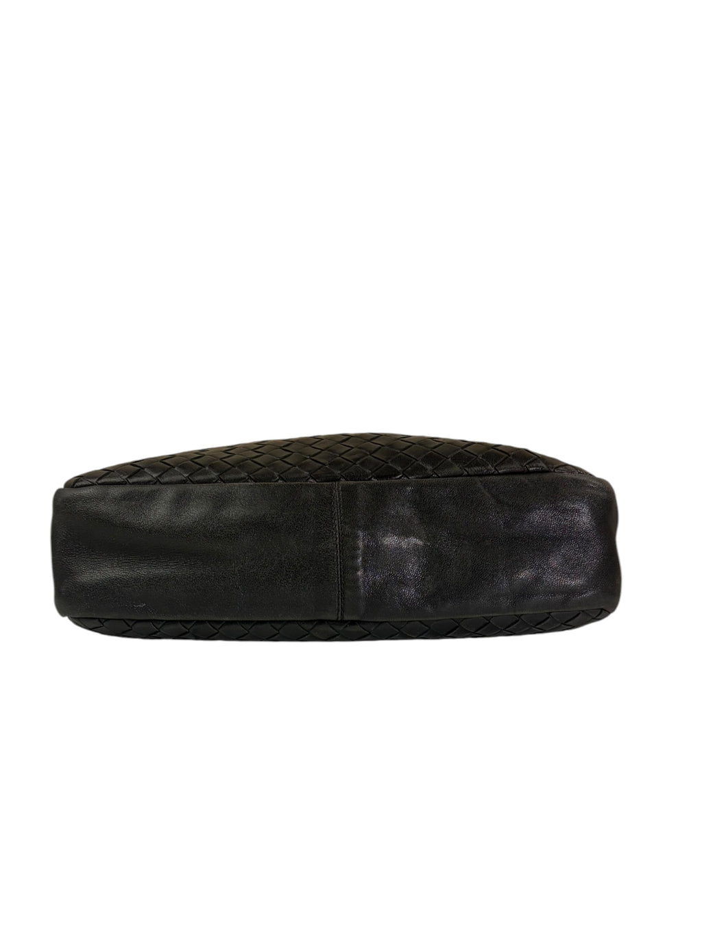 Bottega Veneta Black Intrecciato Hobo Bag