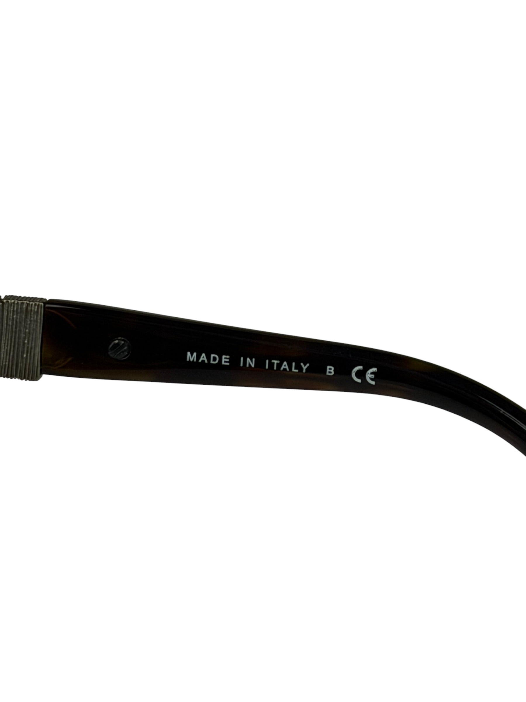 Chanel Brown 5309-B-A Crystal Baguette Bijou Cat-Eye Sunglasses