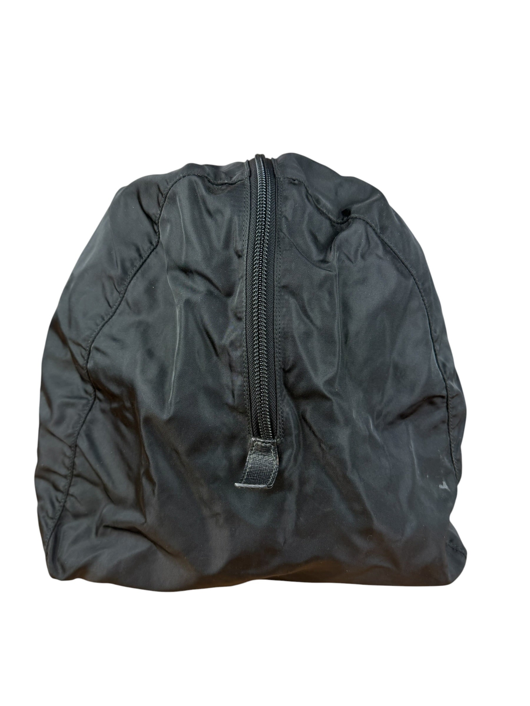 Prada Black Nylon Saffiano Travel Bag