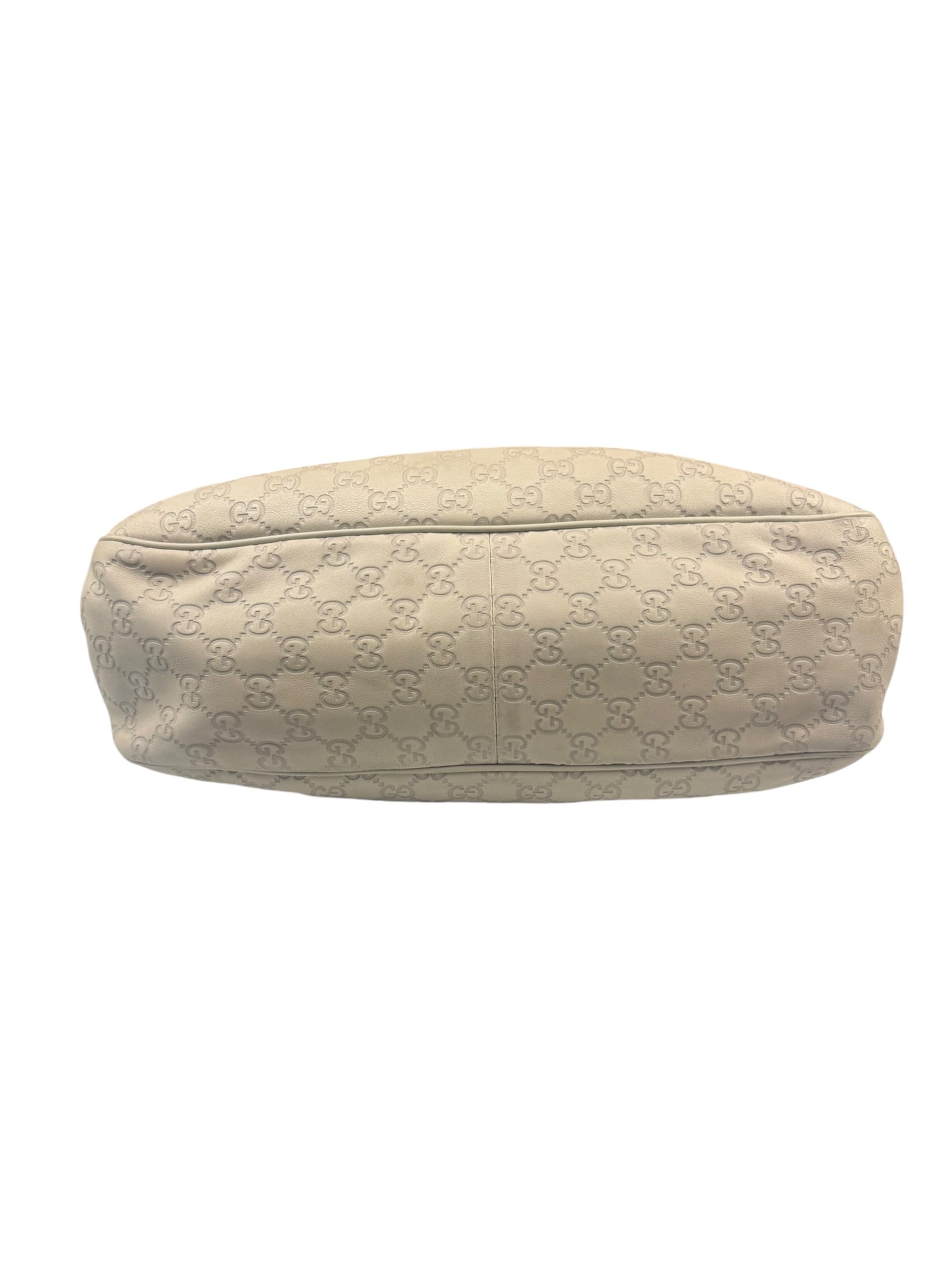 Gucci Beige Guccissima Medium Sukey Shoulder Tote
