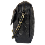Chanel Black Diamond Stitch Camera Crossbody