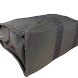 Hermes Herline Canvas Tote Grey