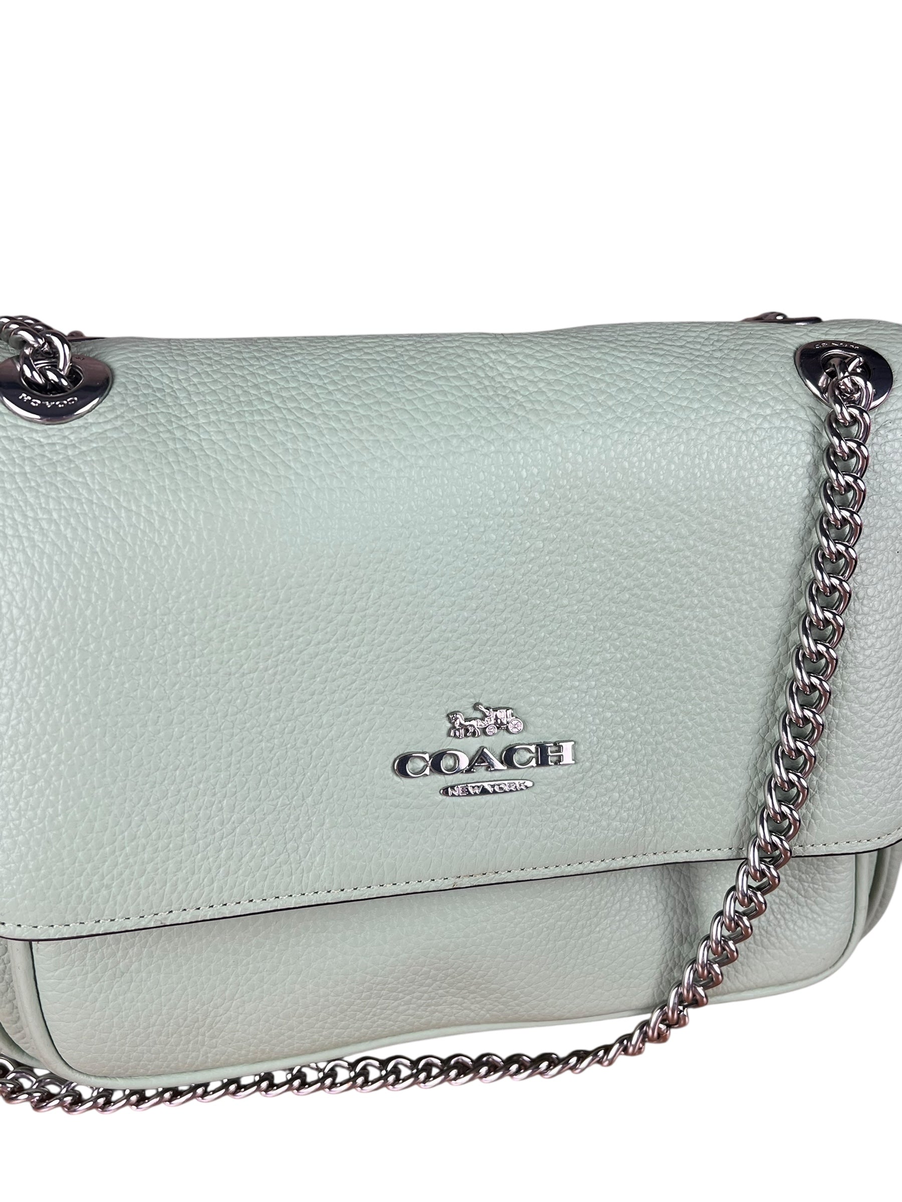 Coach Leather Klare Crossbody 25 Green