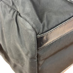 Prada Vintage Black Nylon/Patent Shoulder Bag