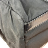Prada Vintage Black Nylon/Patent Shoulder Bag