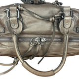 Chloe Metallic Taupe Vintage Paddington