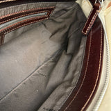 Fendi Cream Baguette Shoulder Bag