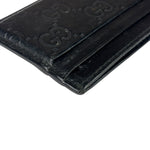 Gucci Black Leather GG Card Holder