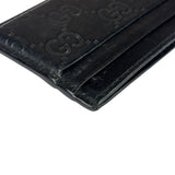 Gucci Black Leather GG Card Holder