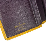 Louis Vuitton Epi Kiss Lock Wallet Yellow