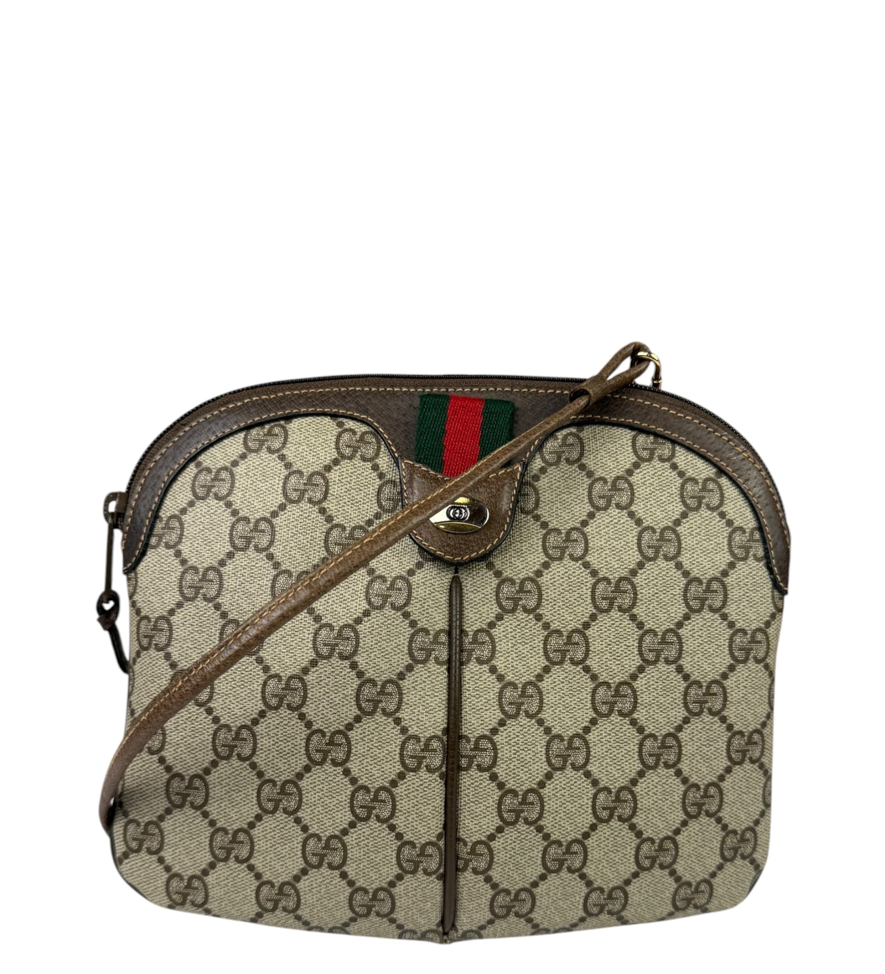 Gucci Vintage Beige GG Supreme Crossbody Bag