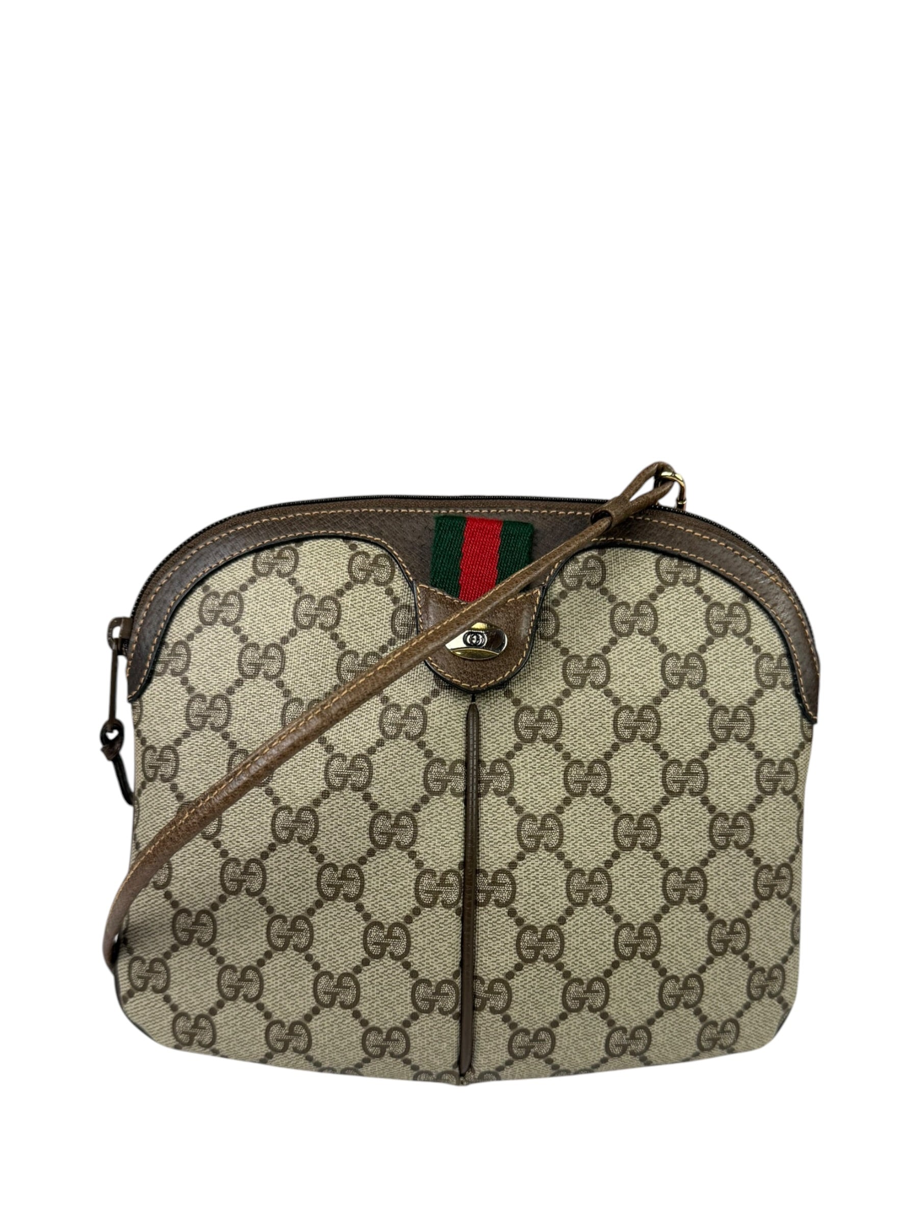 Gucci Vintage Beige GG Supreme Crossbody Bag
