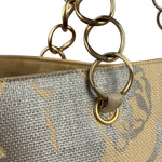 Chanel Camellia Raffia Tote 2004