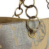 Chanel Camellia Raffia Tote 2004