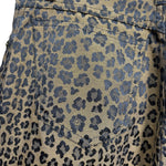 Fendi Vintage Leopard Print Straight Leg Jeans