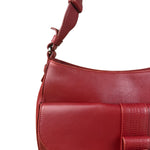 Loewe Vintage Red Leather Shoulder Bag