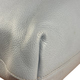 Prada Light Blue Vitello Daino Leather Tote