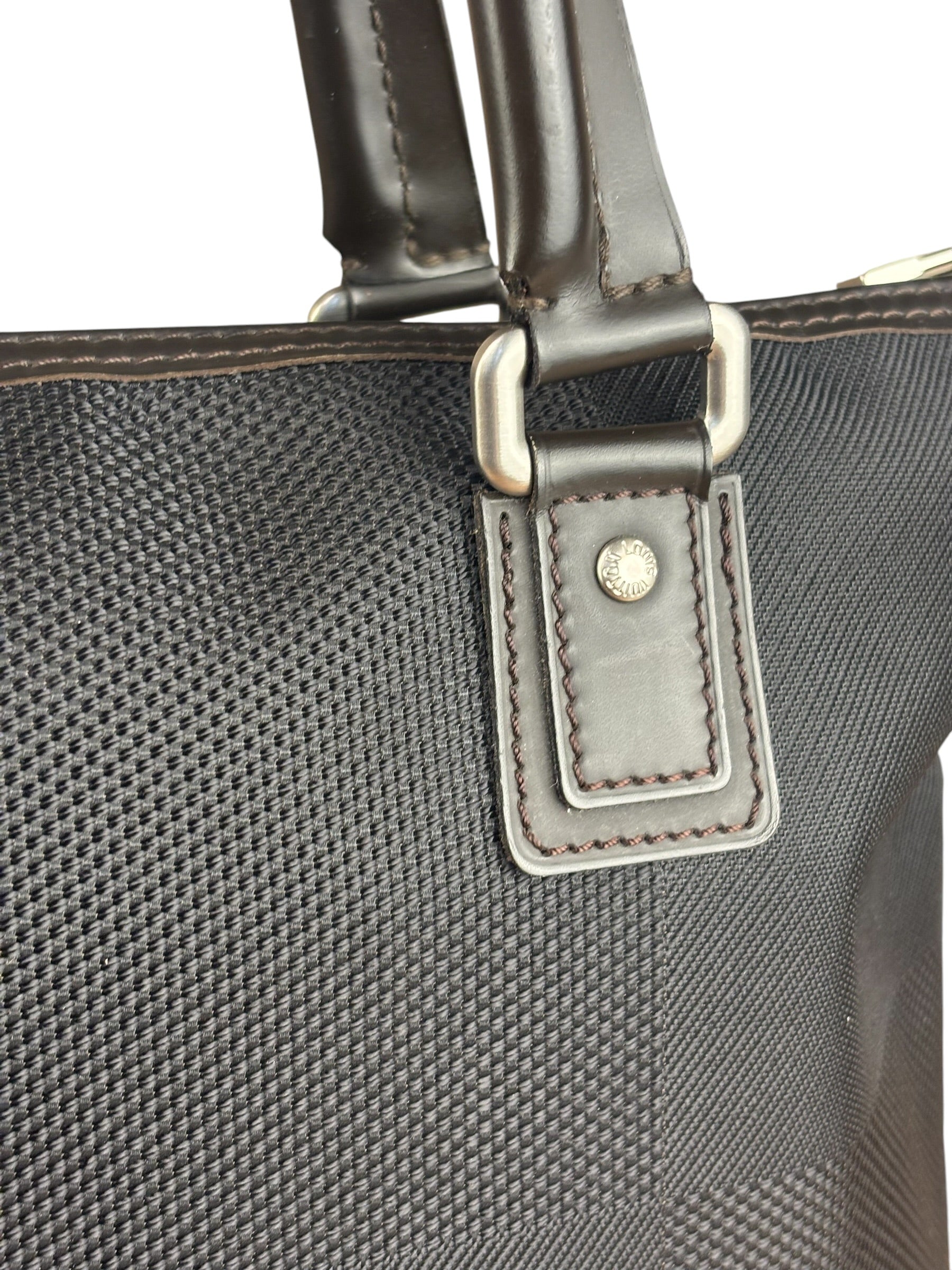 Louis Vuitton Black Damier Canvas Geant Tote