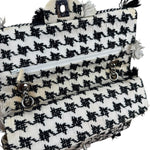 Chanel Tweed Woven Medium Classic Double Flap Bag 2014