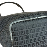 Fendi FF Black Canvas Logo Tote