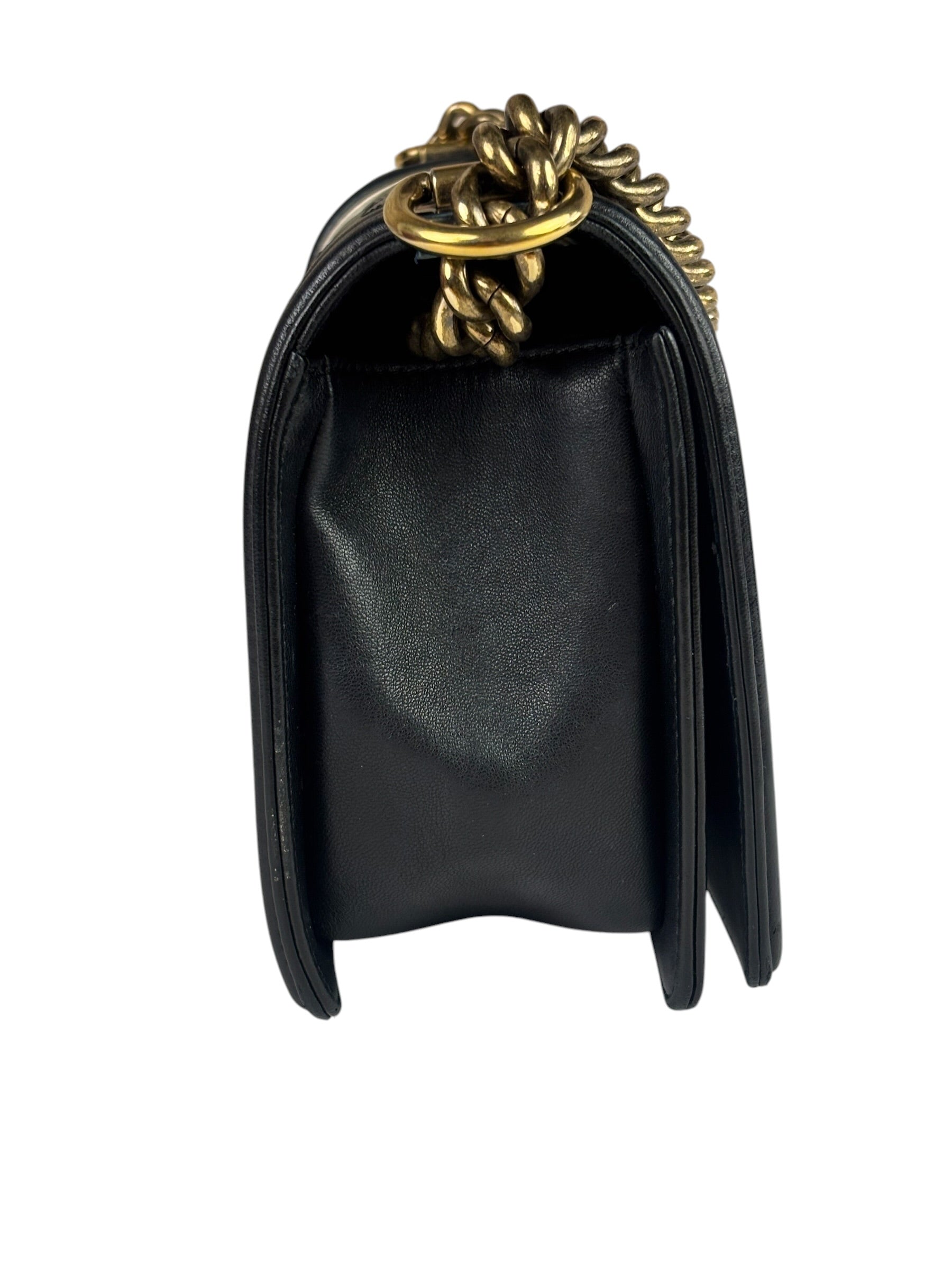 Chanel Multicolor Lambskin Crest S Boy Bag