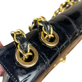 Chanel Mademoiselle Vertical Quilt Single Flap Bag 1994