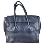 Prada Vintage Muted Blue Leather Glace 2Way Handbag
