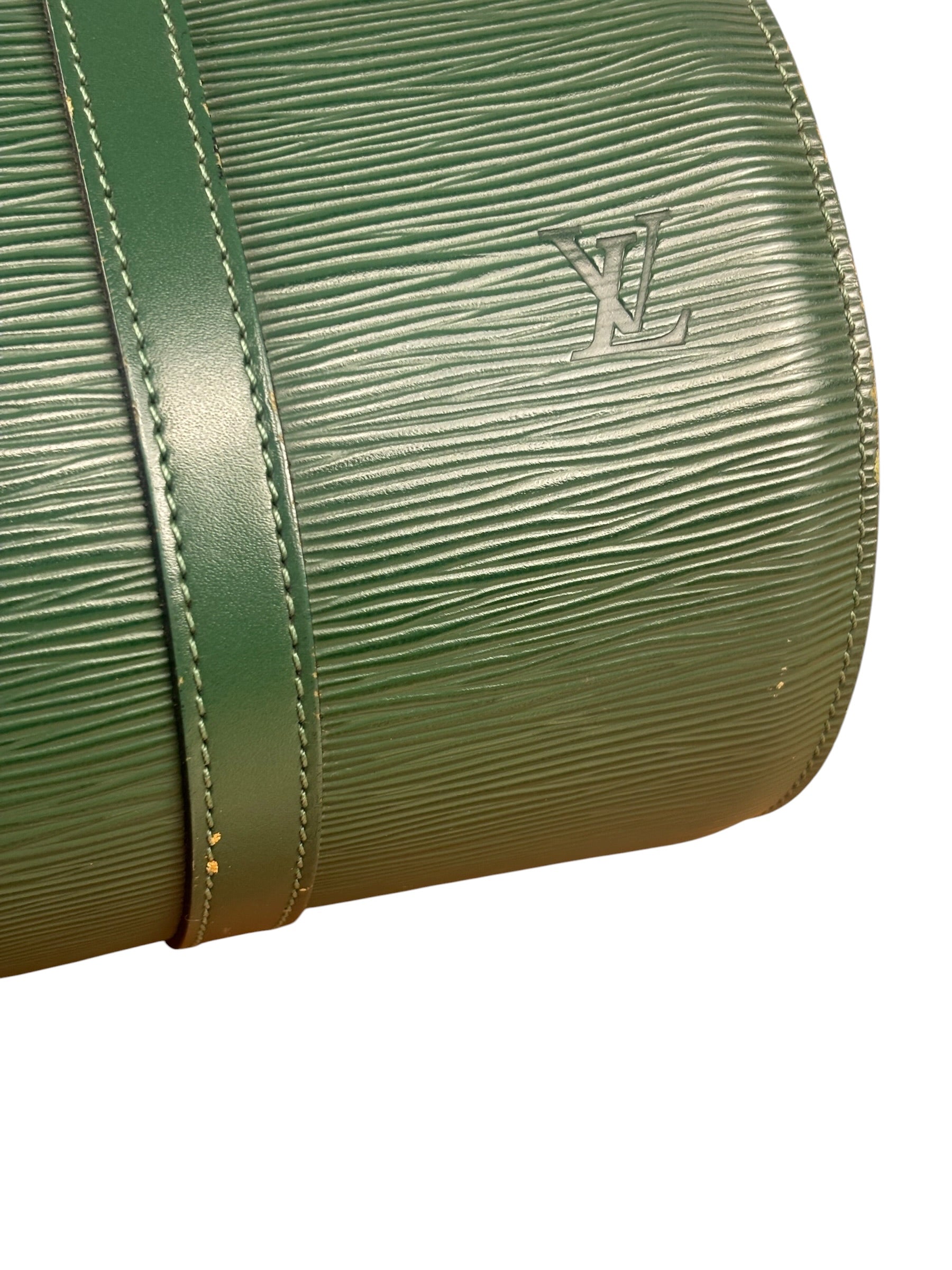 Louis Vuitton Green Epi Soufflot Handbag