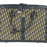 Christian Dior Vintage Navy Oblique Travel Bag