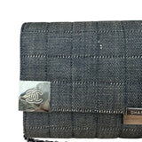 Chanel Denim Chocolate Bar Chain Flap Bag 2002