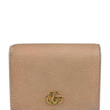 Gucci GG Nude Pink Leather Marmont Compact Eallet
